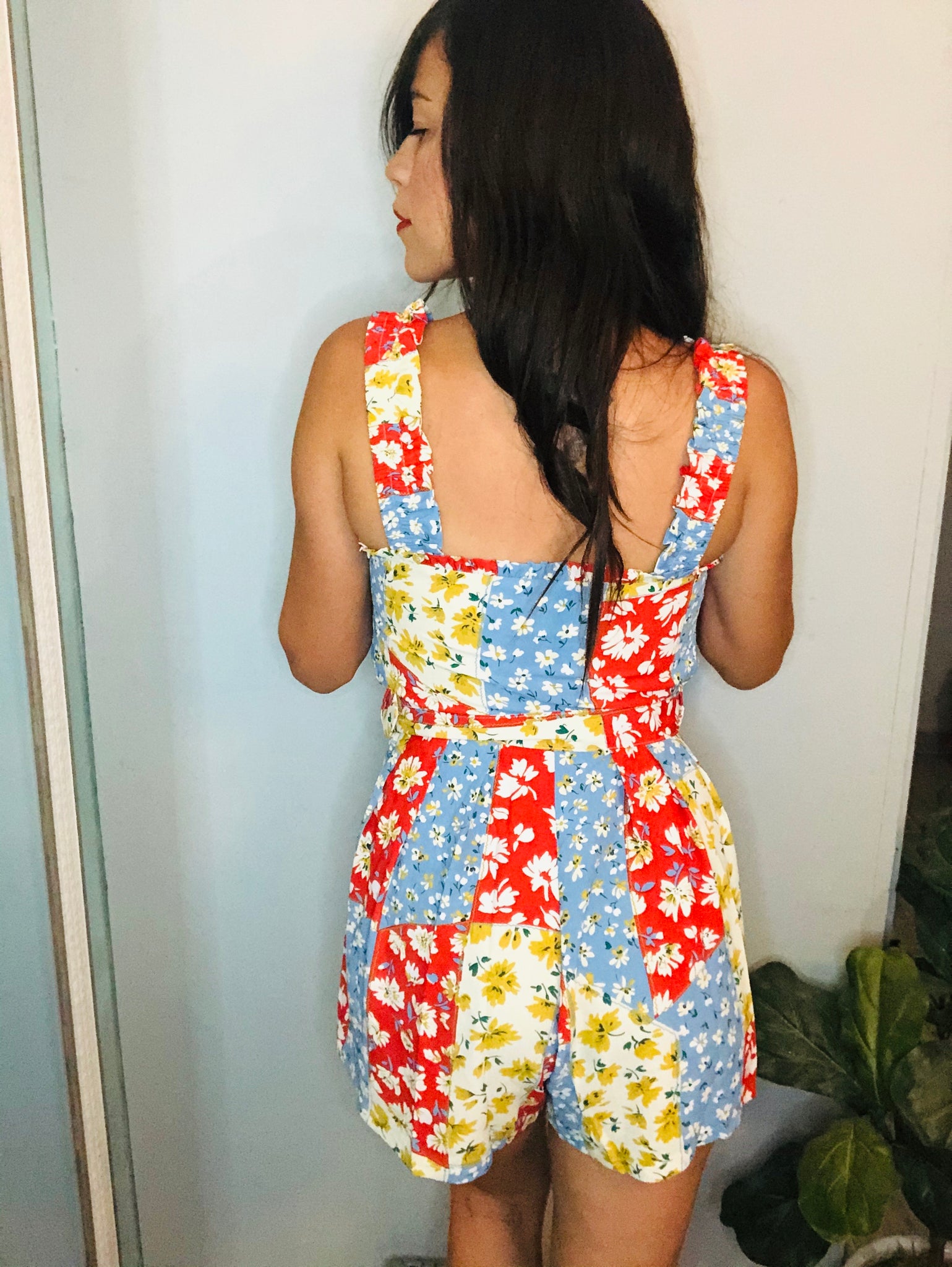 Floral Colorful Romper