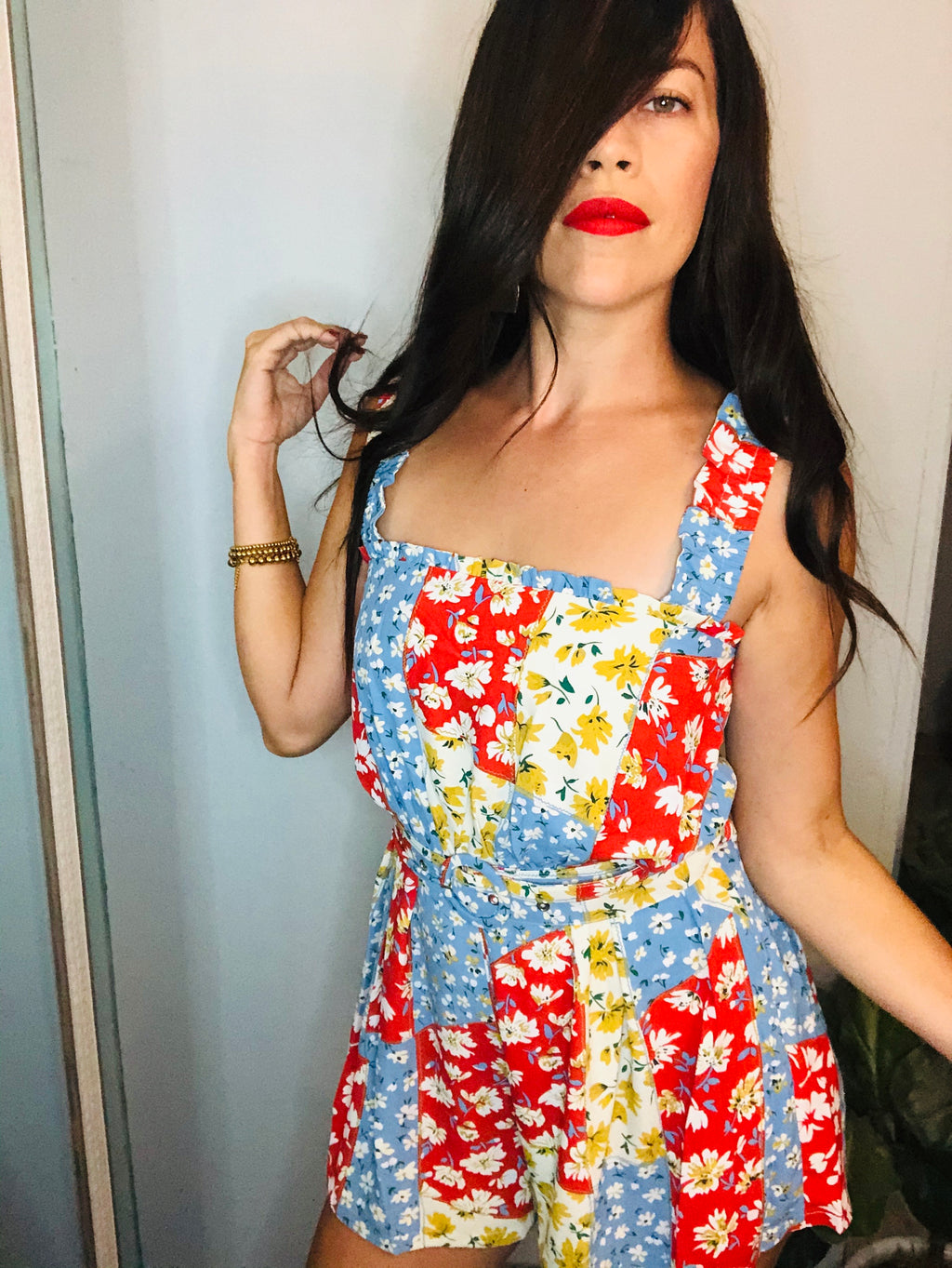 Floral Colorful Romper