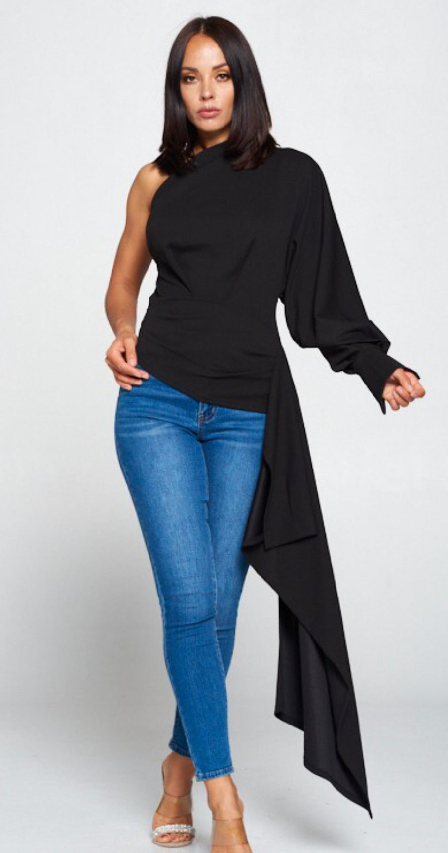 Victorina One Shoulder Blouse