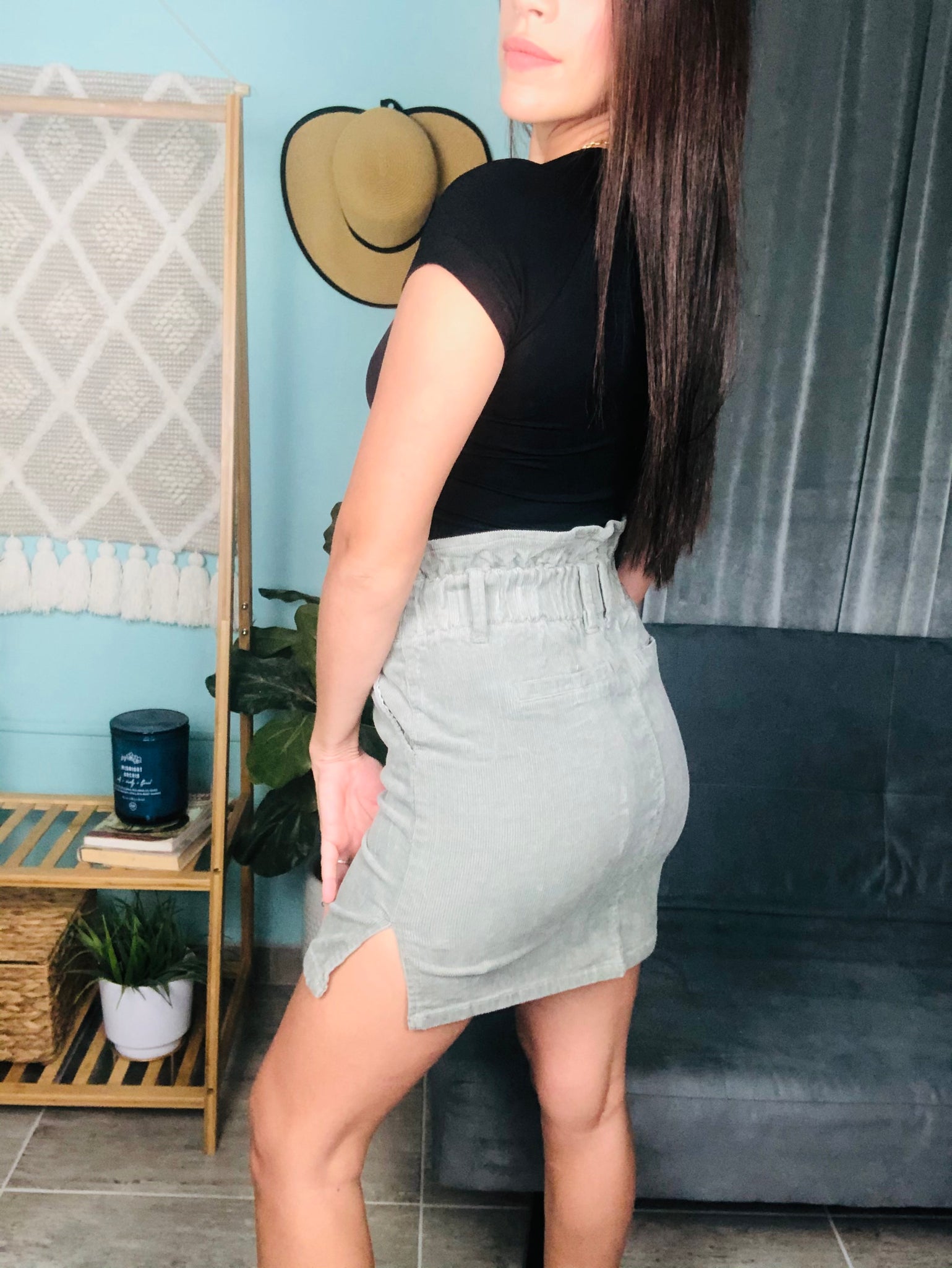 Victoria Corduroy Skirt