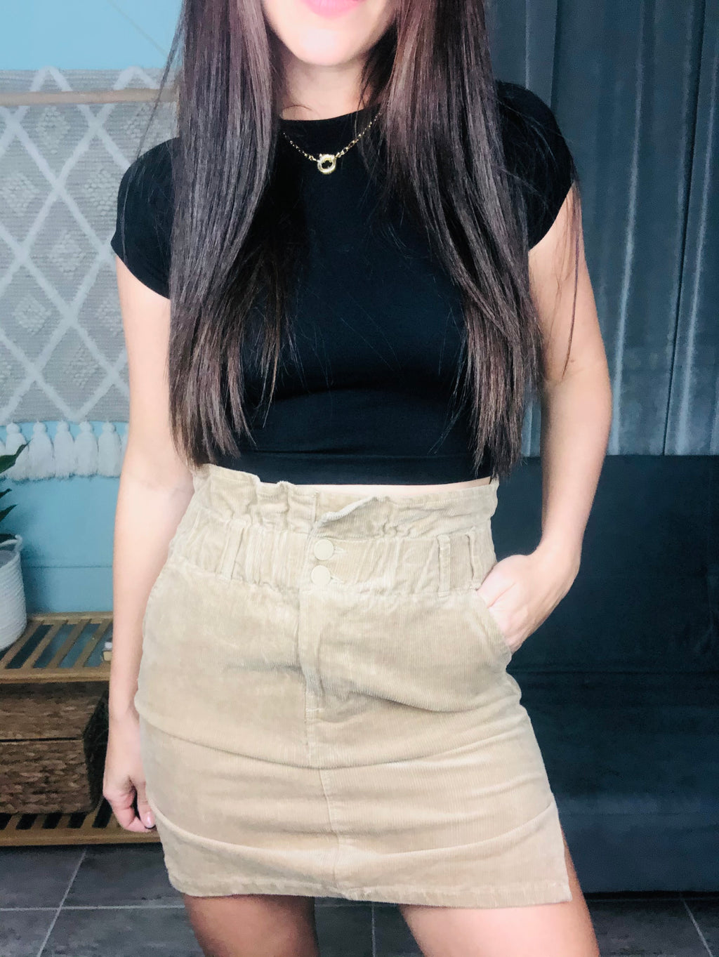 Victoria Corduroy Skirt