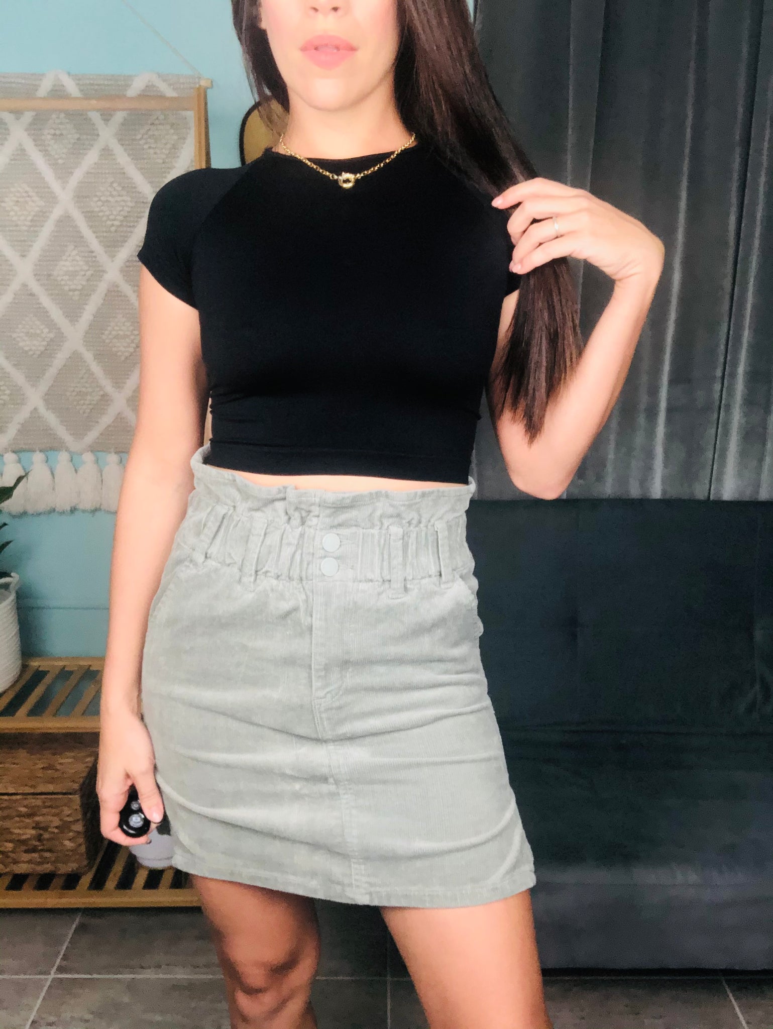 Victoria Corduroy Skirt