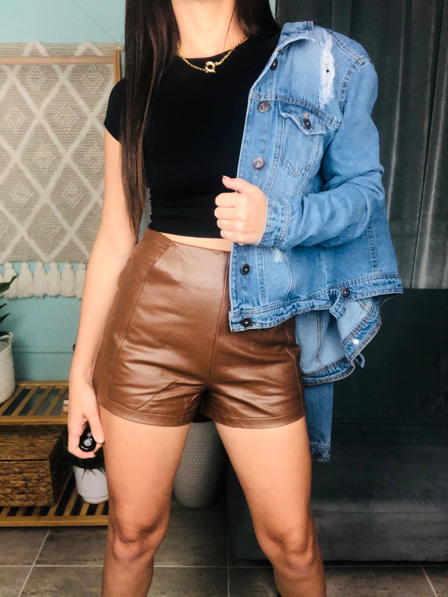 Leather Shorts