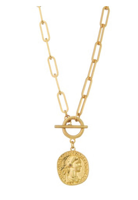 Coin Pendant Necklace